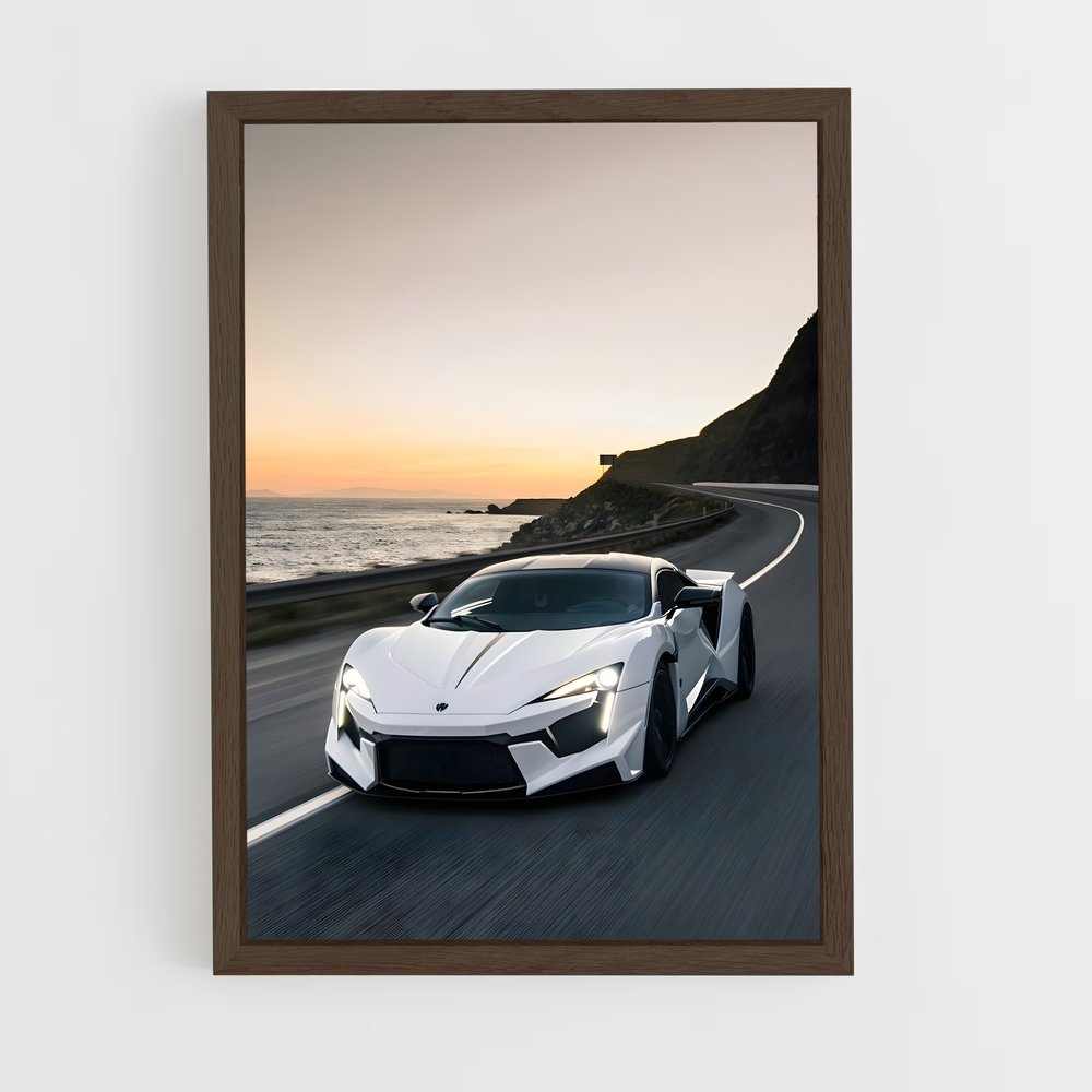 Poster spectaculaire de la Lykan Hypersport – affiche W Motors (vue 5)